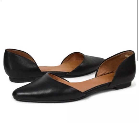 J. Jill Leather Work Dress D’Orsay Black 7… - Picture 1 of 3